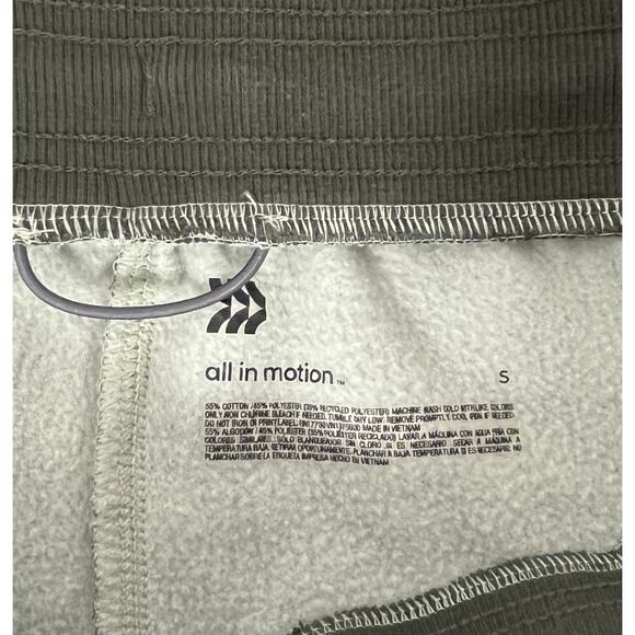 All In Motion Men's Green Camo Cuffed Ankle Athletic Pants Regular Size S - Picture 3 of 3